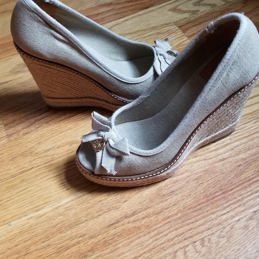 Nwt Tory Burch Espadrille Wedge